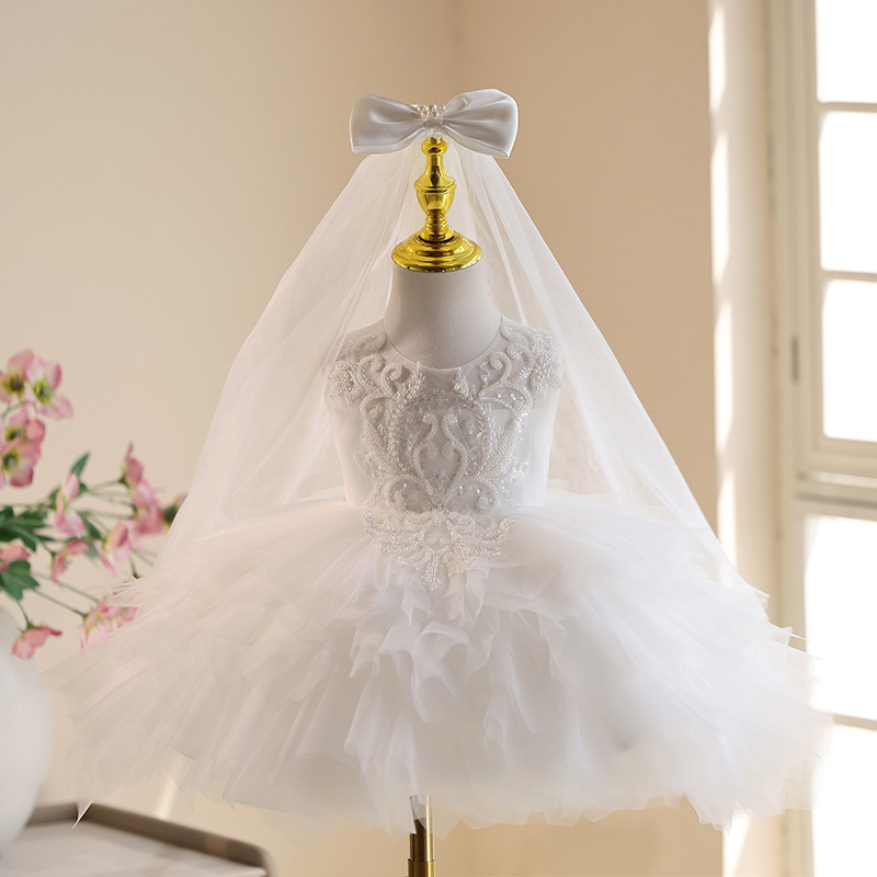 Summer Clothing Baby Girl - White Baby Girl 1st Birthday Dress