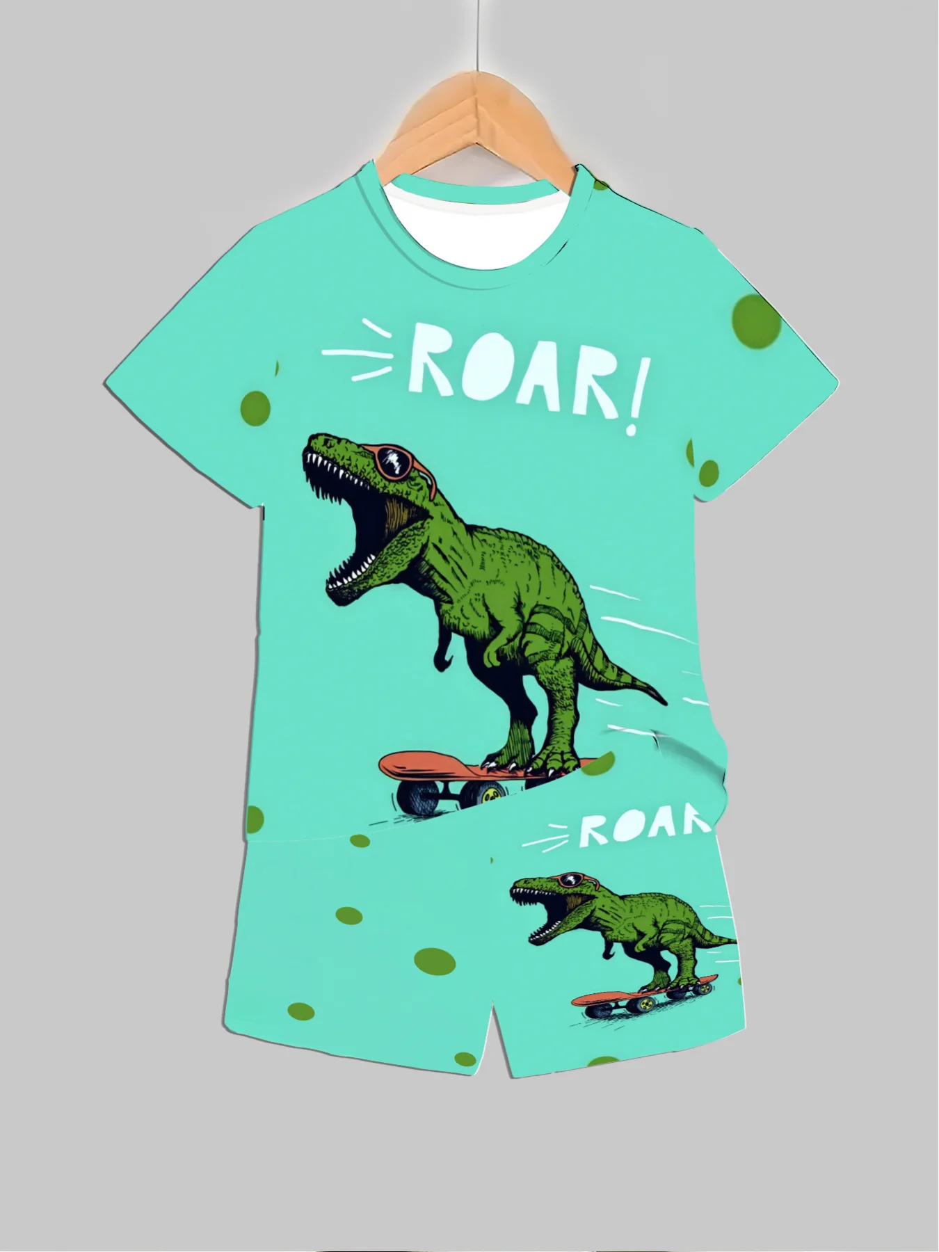 New Dinosaur Printed Outfits T - Summer Clothing Baby Girl recension och pris