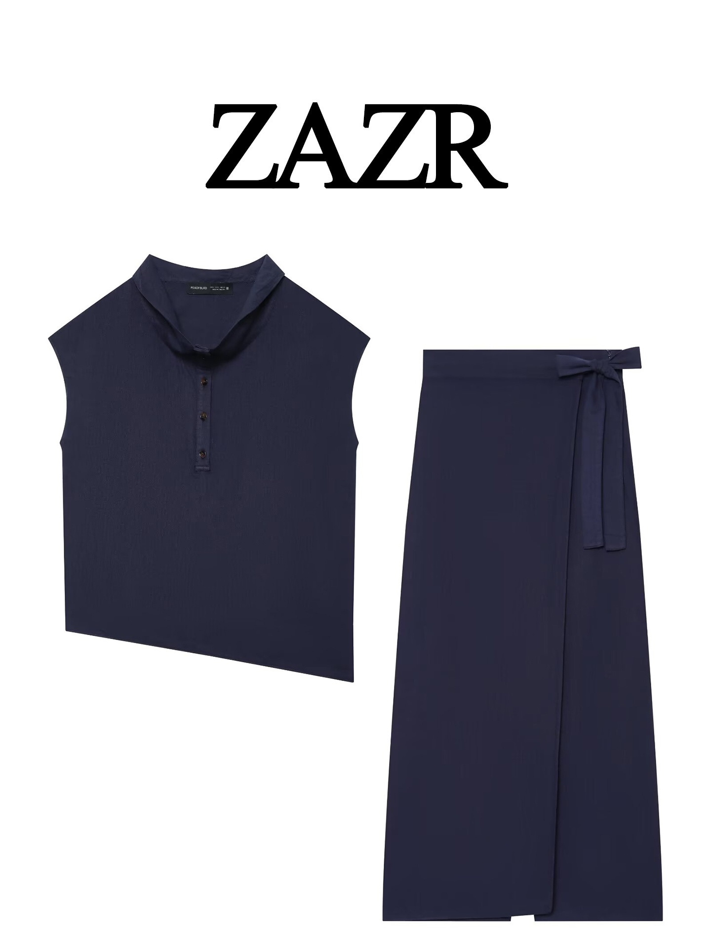 Elegant Sleeveless Shirt And W - Summer Clothing Wraps recension och pris