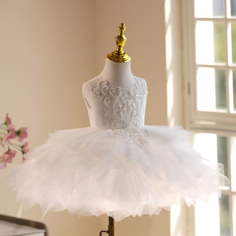 White Baby Girl 1st Birthday D - Summer Clothing Baby Girl recension och pris